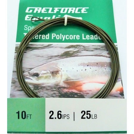 Gaelforce: Equalizer Sinking Polycore Leaders 10ft 2.6 ips